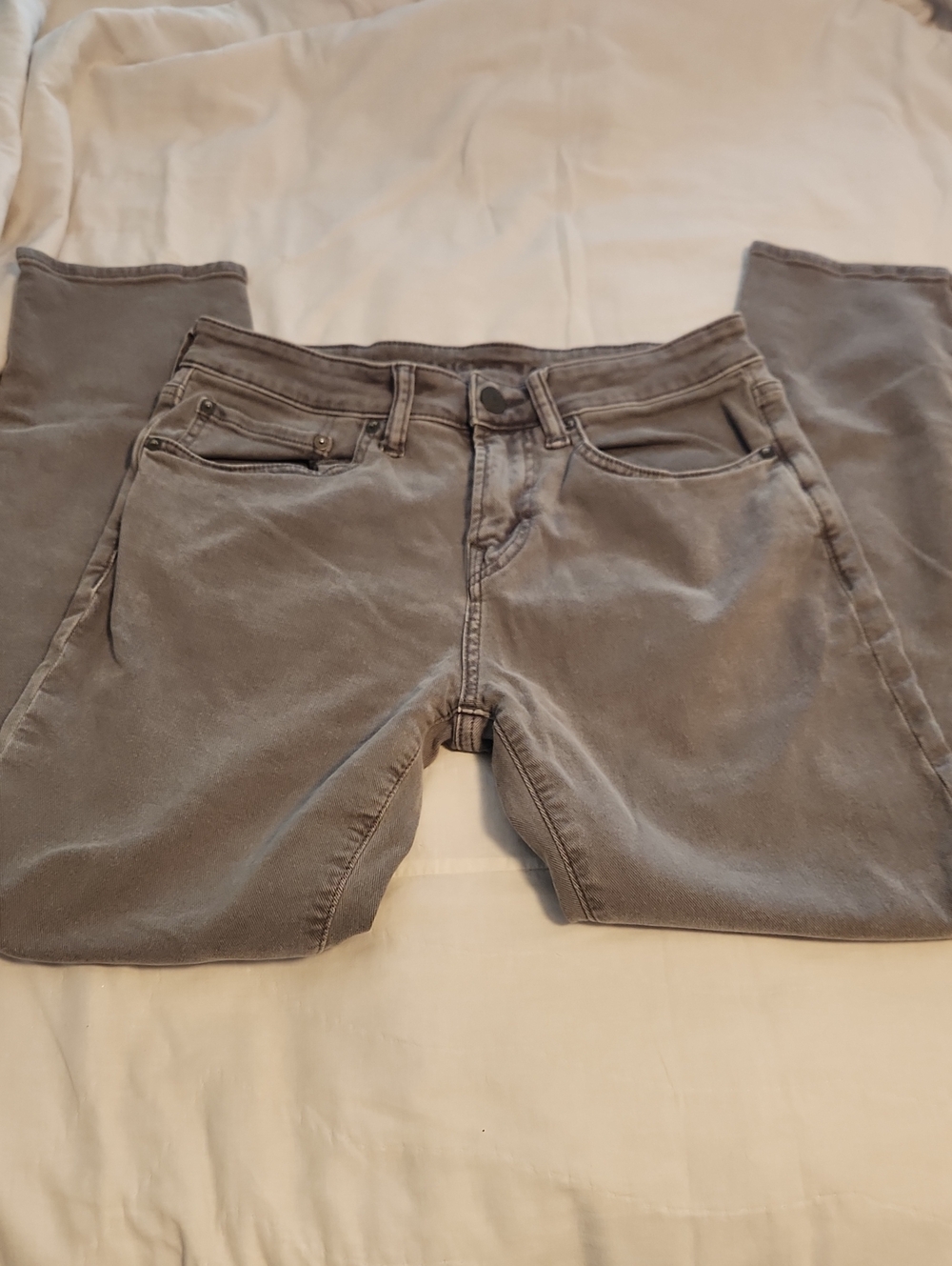 American Eagle Outfitters Mens Grey Airflex+ Jeans